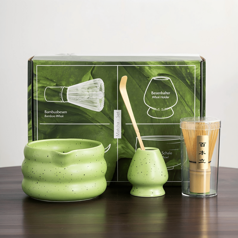 Matcha Kit (whisk + spoon + bowl + matcha)